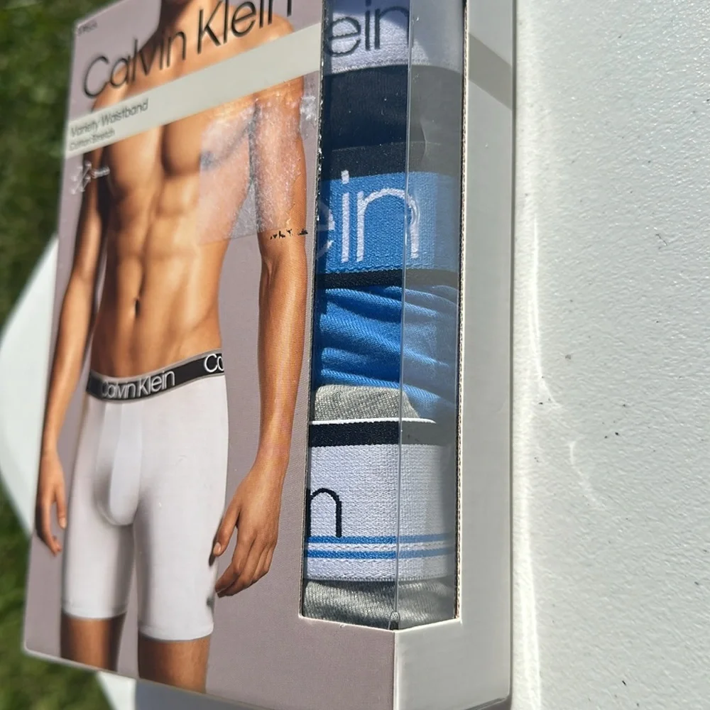Calvin Klein 3-Pk Stretch Varsity Boxer Brief SM NWT - Picture 6 of 12